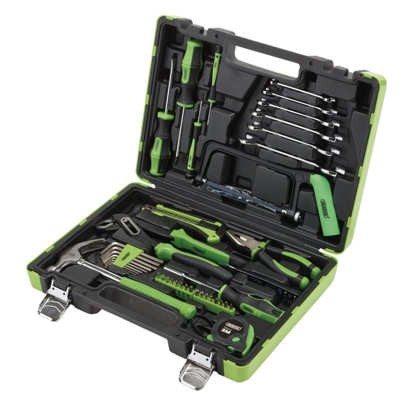 Draper 28111 Green Tool Kit 58 Piece