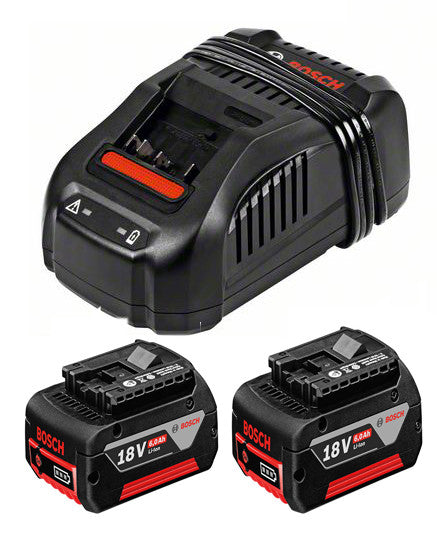 Bosch 2 x GBA 18v 6.0 Ah + 1 x GAL 1880 CV charger 1600A00B8M