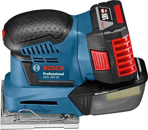 Bosch GSS 18V-10 Cordless Orbital Sander (Bare unit) 06019D0200