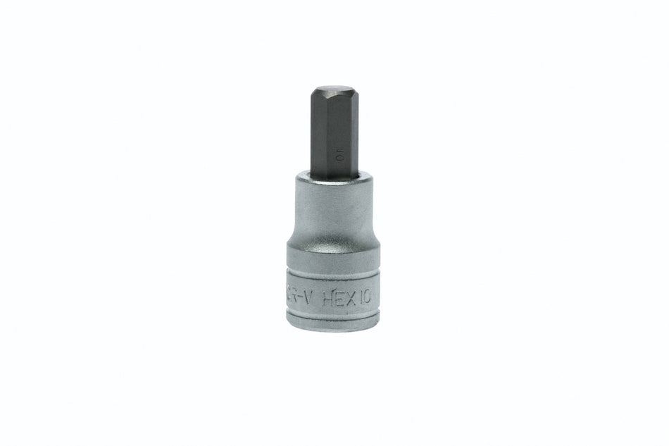 Teng Tools M121510 C 10MM 1 2" Drive Hex S2 Socket Bit