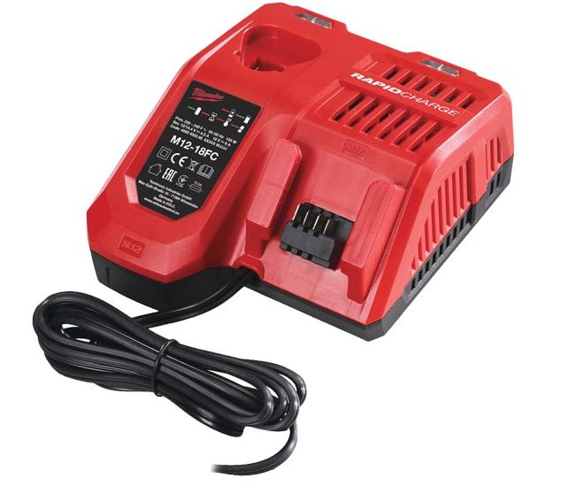 Milwaukee M12-18FC 12-18V 2 Port Fast Charger