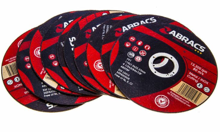 Abracs Proflex PFET11510FI Extra Thin INOX Cutting Disc 115 x 1.0 x 22mm (Pack of 10 in Tin)