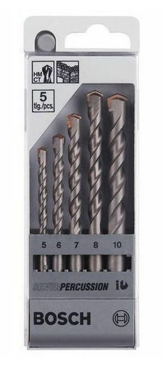 Bosch Silver Percussion 5 Piece Drill Bit SE 2608597711