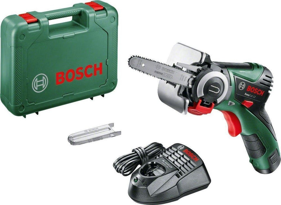 Bosch DIY EasyCut 12v Cordless Mini Chainsaw 1 x 2.5Ah in Case  - 06033C9070