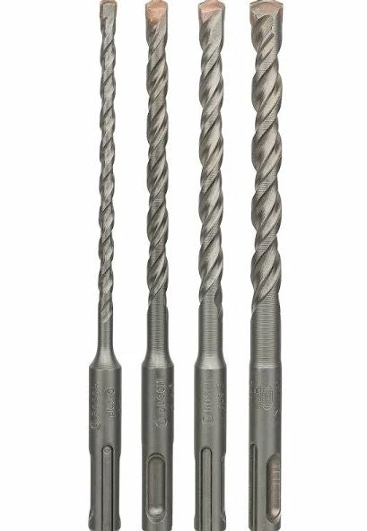 BOSCH SDS PLUS 3 MASONRY DRILL SET 4PIECE (5.5. 7. 8. 10MM) 2608578738