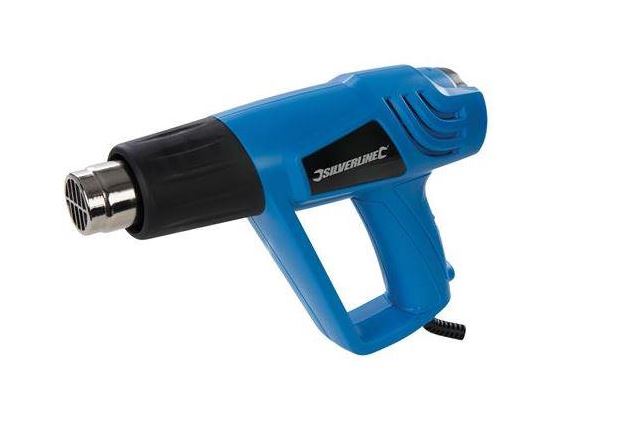 Silverline 125963 2000W Adjustable Heat Gun 550°C UK