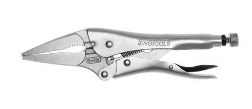 Teng Tools 404-9 9" Plated Long Nose Power Grip Pliers