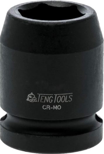 Teng Tools 920524 C 24mm 1 2" Drive 6 Point Ansi Regular Metric Impact Socket