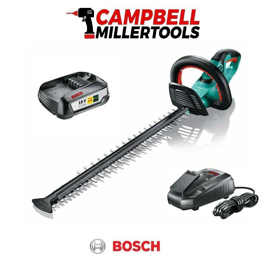 Bosch UniversalHedgeCut 18-550 18V Cordless Hedgecutter 1 x 2.5ah + Al 1830 - 0600849G70