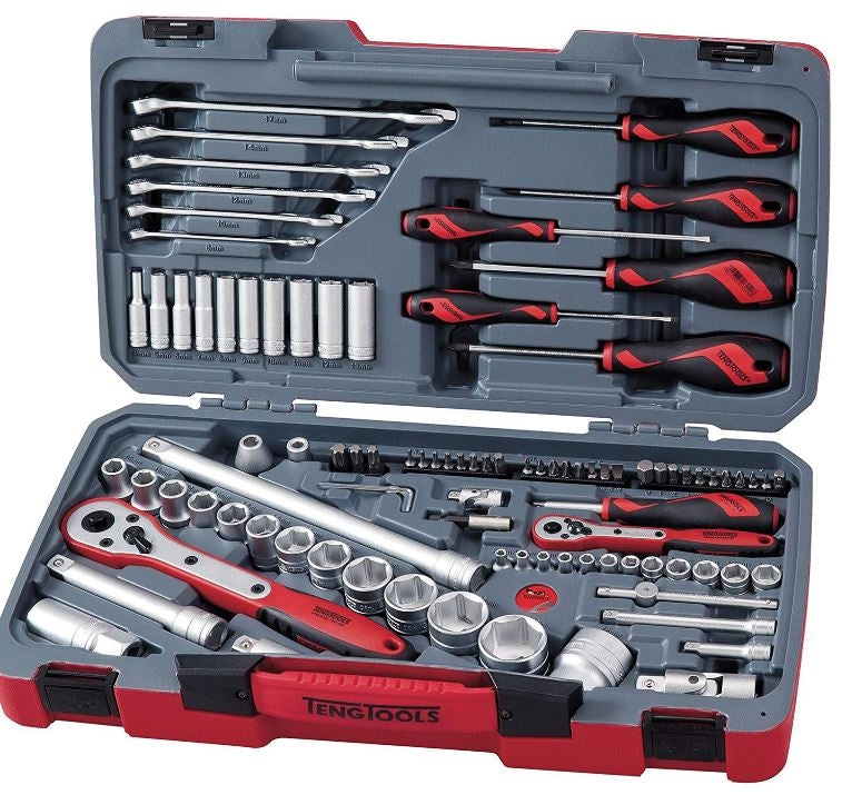 Teng 95 Piece 1 4" & 1 2" Drive Tool Set TEN TM095