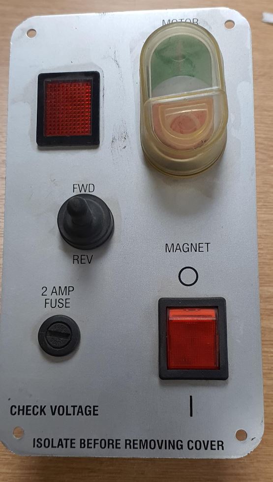 Replacement control panel for Mag Tap 30 Tapping Machine