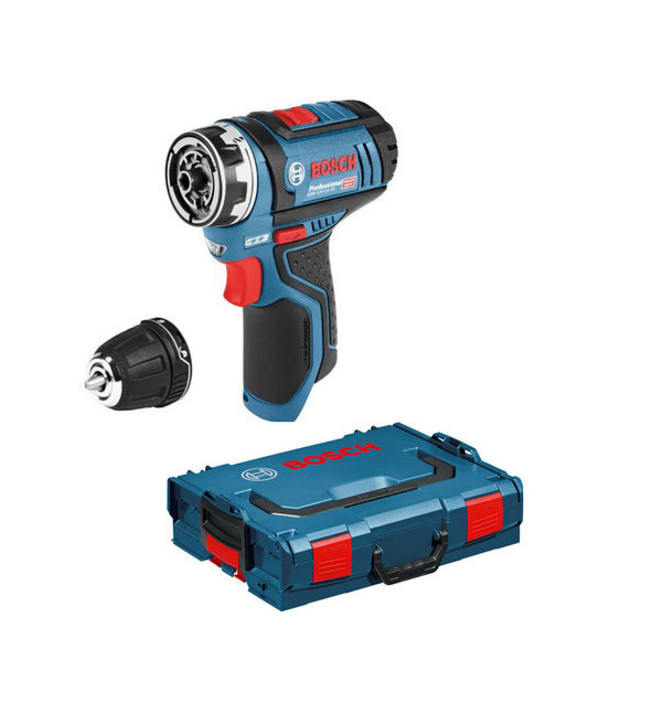 Bosch GSR 12V 15 FC12V Flexi Click Drill Driver bare unit in L BOXX 06019F6002