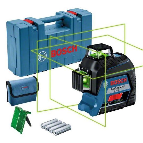 Bosch GLL 3-80 G Line Laser in Carry Case 0601063Y00